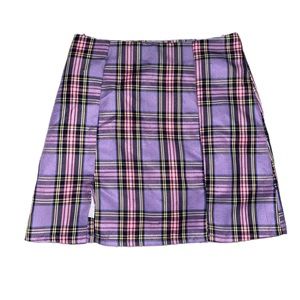 Cider Plaid Skirt